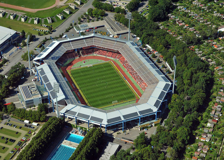 Nürnberg, Fußballstadion des 1. FCN: 460,78 kWp